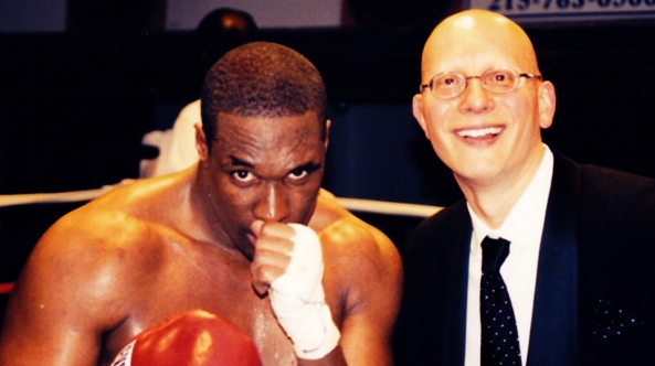 Boxing champion Tim Witherspoon and Phil Berger